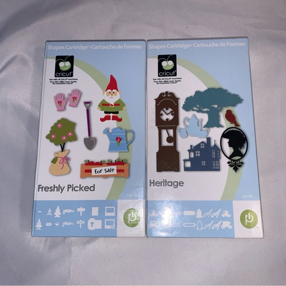 Cricut Other - Cricut Freshly Picked & Heritage Cartridge Set - Multicolor